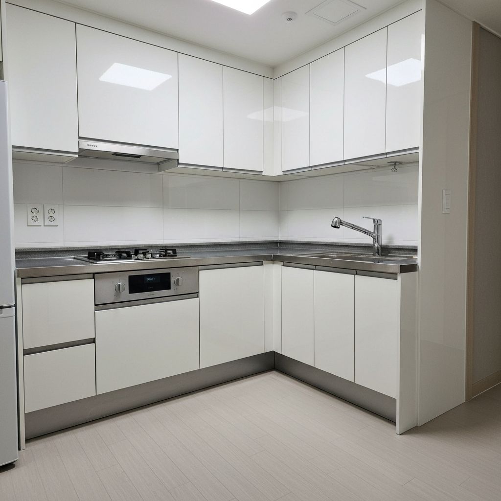 주방 청소 후 결과